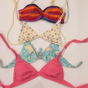 Victoria secret and Hurley swimsuit top lot